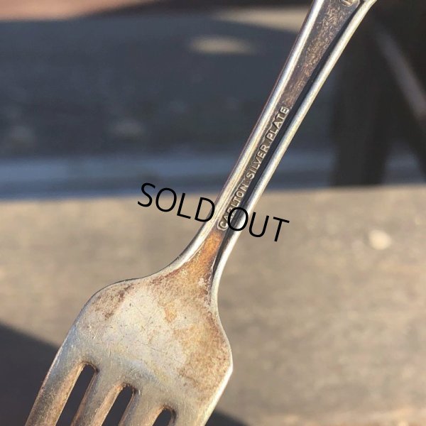 画像4: Vintage Planters Mr. Peanut CARLTON SILVER PLATE Fork (B627)