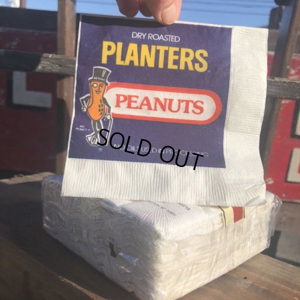画像8: 80s Vintage Planters Mr Peanut 54 Party Napkins (B623)