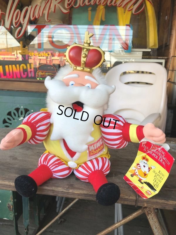 画像9: Vintage King Soopers Advertising The King Stuffed Doll (B635)