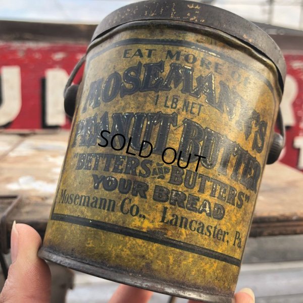 画像7: Vintage Mosemann's Peanut Butter Pail Tin (B640)