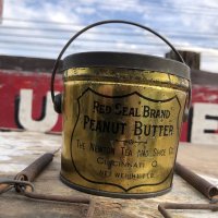 Vintage Red Seal Peanut Butter Pail Tin (B641)
