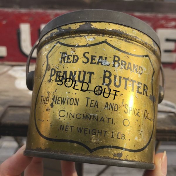 画像9: Vintage Red Seal Peanut Butter Pail Tin (B641)