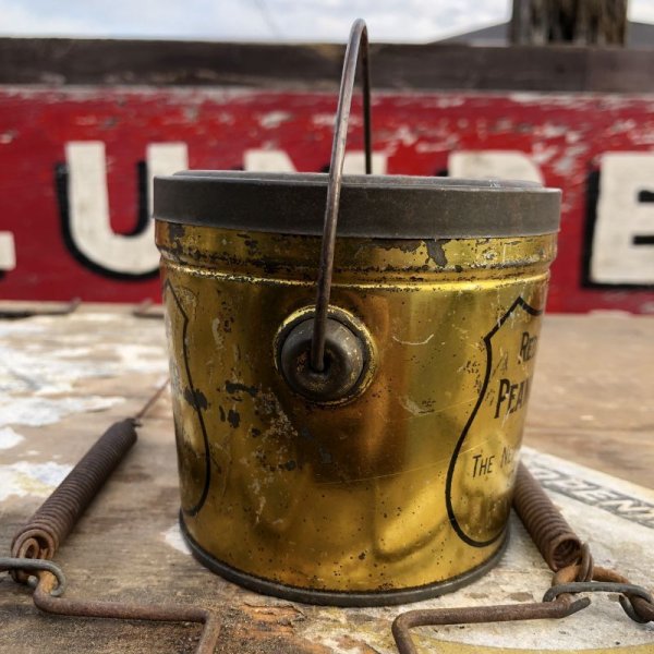 画像2: Vintage Red Seal Peanut Butter Pail Tin (B641)