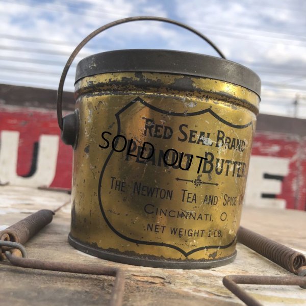 画像3: Vintage Red Seal Peanut Butter Pail Tin (B641)