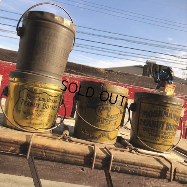 画像11: Vintage Red Seal Peanut Butter Pail Tin (B641)