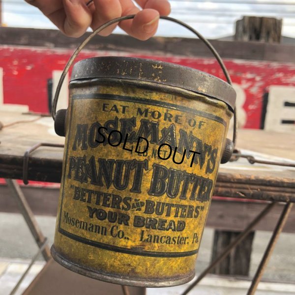 画像8: Vintage Mosemann's Peanut Butter Pail Tin (B640)