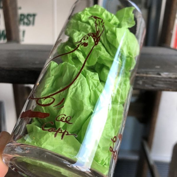 画像7: Vintage 1949 Al Capp's Lil' Abner Lonesome Polecat Comic Strip Glass (B645)