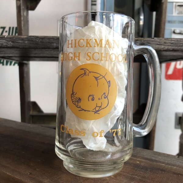 画像1: Vintage Hickman High School Kewpies of 1977 Glass (B648)