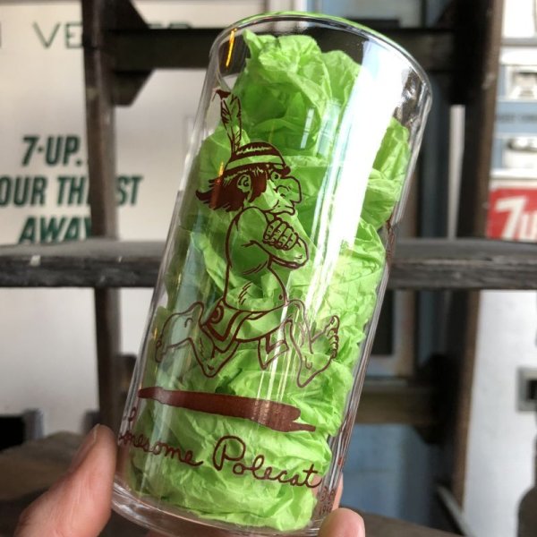 画像8: Vintage 1949 Al Capp's Lil' Abner Lonesome Polecat Comic Strip Glass (B645)