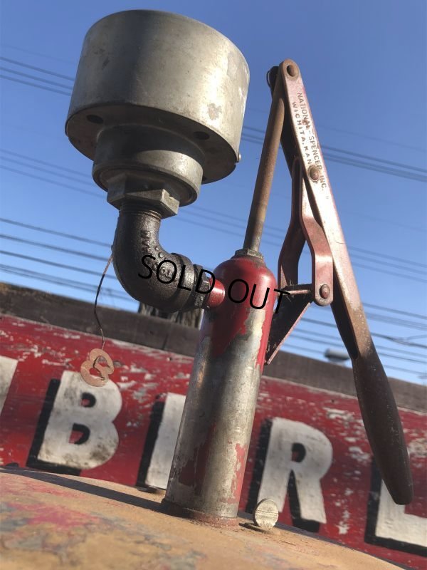 画像8: Vintage Mobil Oil 16 Gallon Barrel Drum Can w/Castar Pegasus Horse (B673) 