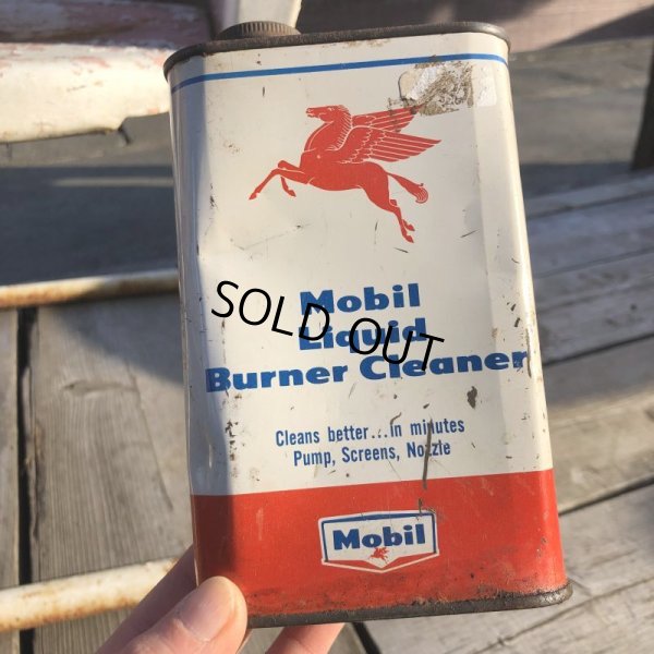 画像7: Vintage Mobil Liquid Burner Cleaner Can (B672) 