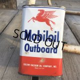 Vintage Mobiloil Outboard Can (B670) 