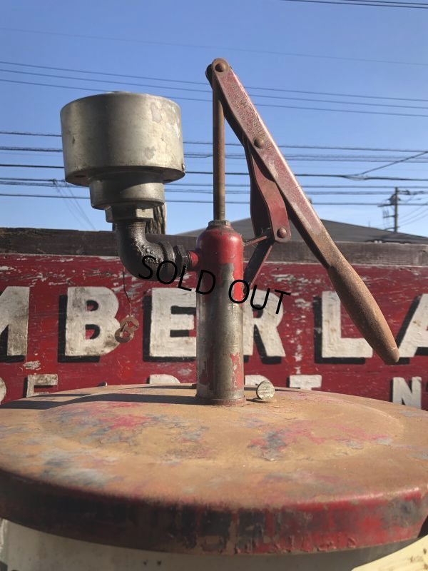 画像7: Vintage Mobil Oil 16 Gallon Barrel Drum Can w/Castar Pegasus Horse (B673) 