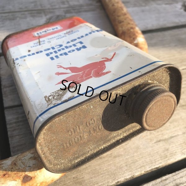 画像6: Vintage Mobil Liquid Burner Cleaner Can (B672) 