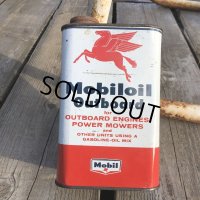 Vintage Mobiloil Outboard Can (B671) 