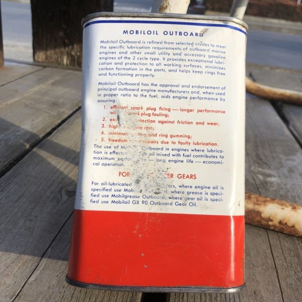 画像2: Vintage Mobiloil Outboard Can (B670) 