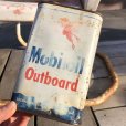 画像6: Vintage Mobiloil Outboard Motor Oil 1 quart Pegasus Can (AL853)