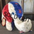 Vintage Snuggly Midget Zoo Patriotic Stuffed Elephant (B674)