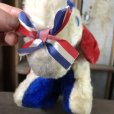 画像3: Vintage Snuggly Midget Zoo Patriotic Stuffed Elephant (B674)