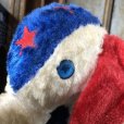 画像8: Vintage Snuggly Midget Zoo Patriotic Stuffed Elephant (B674)