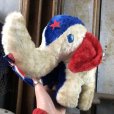 画像11: Vintage Snuggly Midget Zoo Patriotic Stuffed Elephant (B674)