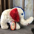 画像5: Vintage Snuggly Midget Zoo Patriotic Stuffed Elephant (B674)