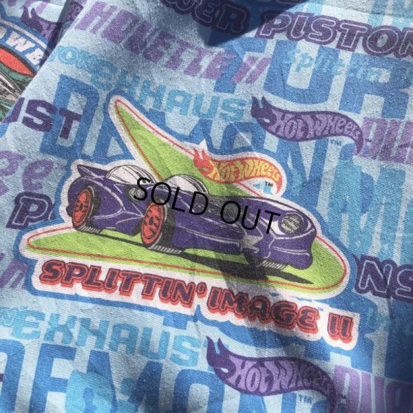 画像4: Vintage Twin Flat Sheet Fabric Hot Wheels (B680)
