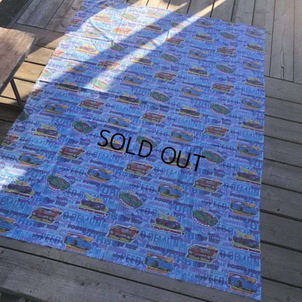 画像9: Vintage Twin Flat Sheet Fabric Hot Wheels (B680)