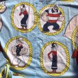 画像4: Vintage Twin Flat Sheet Fabric Popeye (B677)