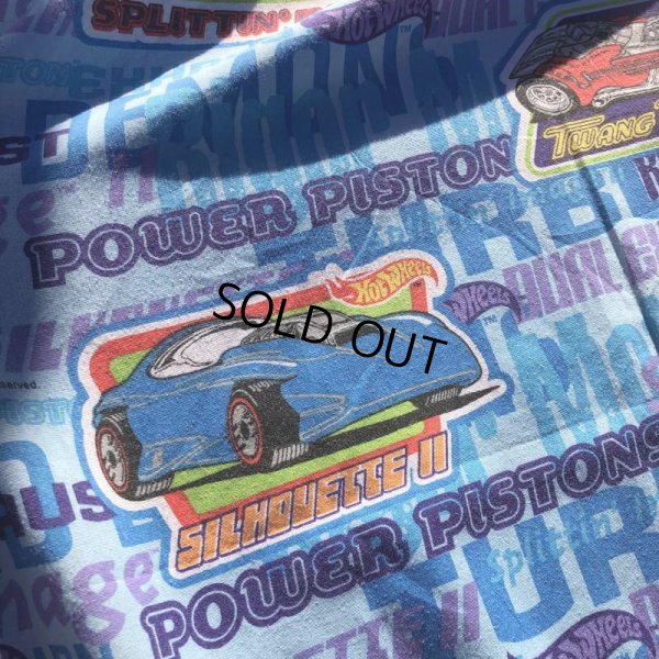 画像3: Vintage Twin Flat Sheet Fabric Hot Wheels (B680)