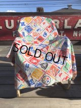 Vintage Twin Flat Sheet Fabric NFL (B681)