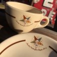 画像5: Vintage Masonic Freemasons Cup & Saucer Restaurant Ware Set (B685)