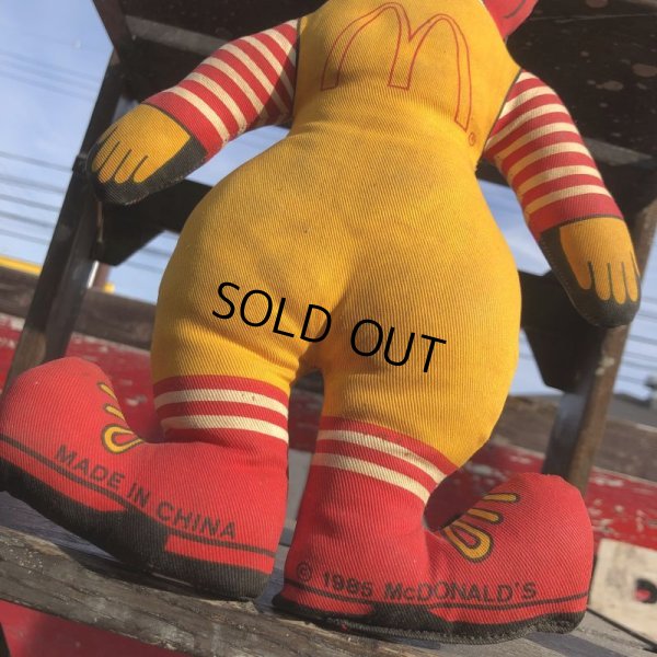画像5: 80s Vintage McDonald's Pillow Doll Ronald 1985 (B140)