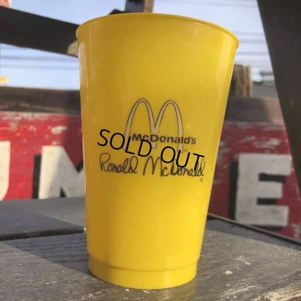 画像3: 70s Vintage McDonalds Ronald McDonald Plastic Cup (B963)
