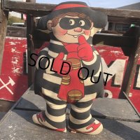 80s Vintage McDonald's Pillow Doll Hamburglar 1987 (B690) 