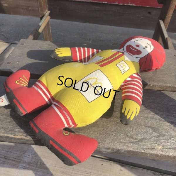画像5: 80s Vintage McDonald's Pillow Doll Ronald 1984 (B138)