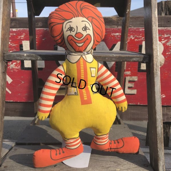 画像1: 70s Vintage McDonald's Pillow Doll Ronald (B142) 