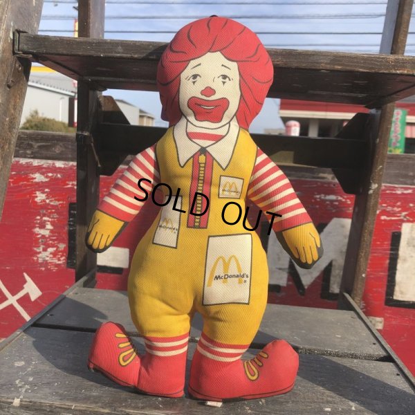 画像1: 80s Vintage McDonald's Pillow Doll Ronald 1985 (B140) 