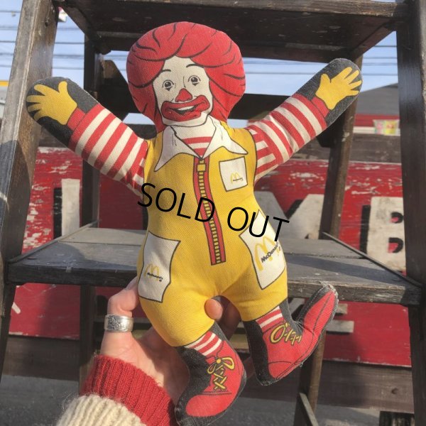 画像8: 80s Vintage McDonald's Pillow Doll Ronald 1987 (B689)