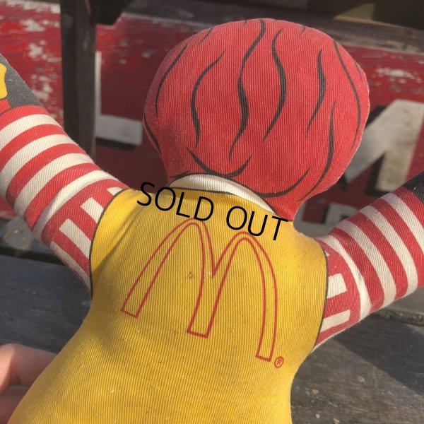 画像5: 80s Vintage McDonald's Pillow Doll Ronald 1987 (B689)