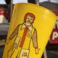 画像7: 70s Vintage McDonalds Ronald McDonald Plastic Cup (B963)