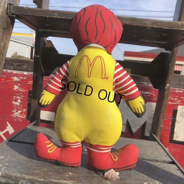 画像4: 80s Vintage McDonald's Pillow Doll Ronald 1984 (B138)