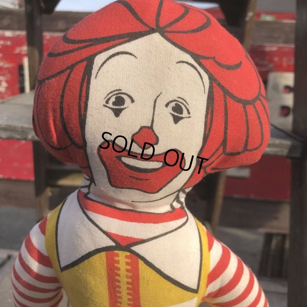 画像6: 80s Vintage McDonald's Pillow Doll Ronald (B139) 