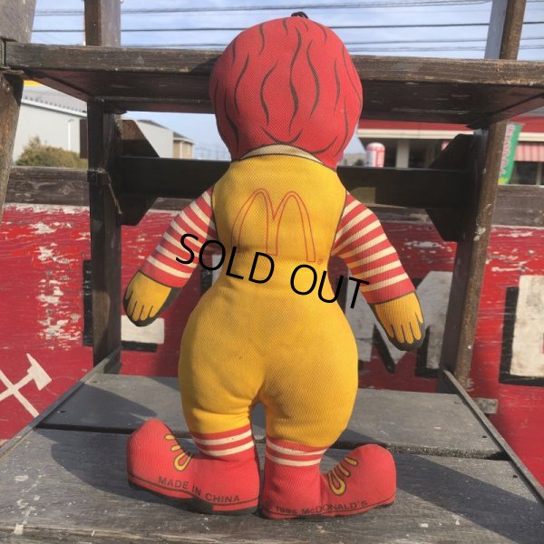画像4: 80s Vintage McDonald's Pillow Doll Ronald 1985 (B140)