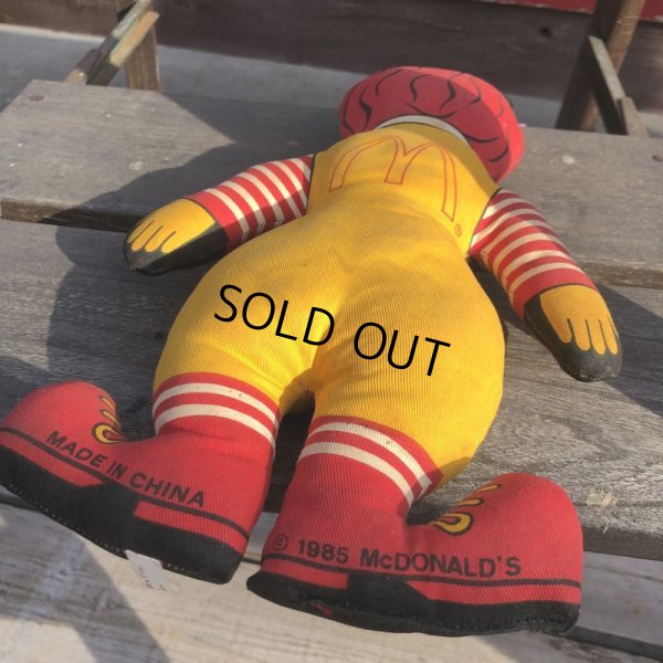 画像6: 80s Vintage McDonald's Pillow Doll Ronald 1985 (B140)