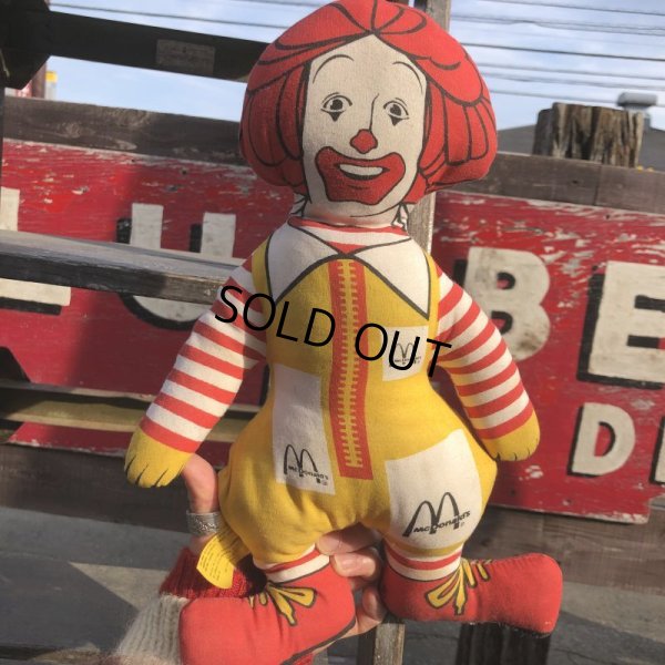 画像7: 80s Vintage McDonald's Pillow Doll Ronald (B139) 