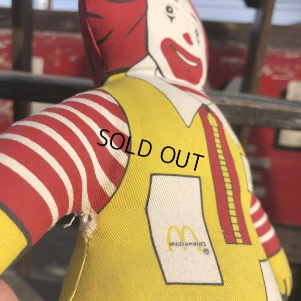 画像7: 80s Vintage McDonald's Pillow Doll Ronald 1984 (B138)