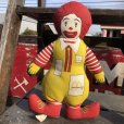 画像1: 80s Vintage McDonald's Pillow Doll Ronald 1984 (B138)  (1)