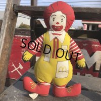 80s Vintage McDonald's Pillow Doll Ronald 1984 (B138) 