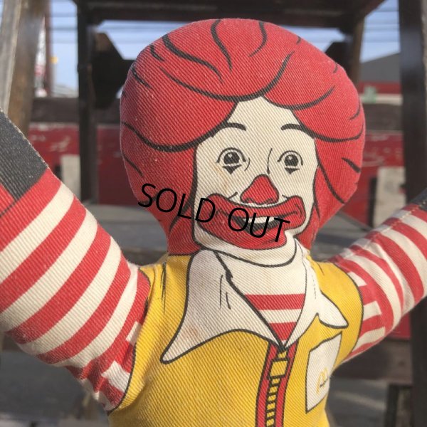 画像6: 80s Vintage McDonald's Pillow Doll Ronald 1987 (B689)